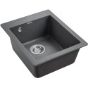 Мойка кухонная Paulmark Leer PM104249-DG графит