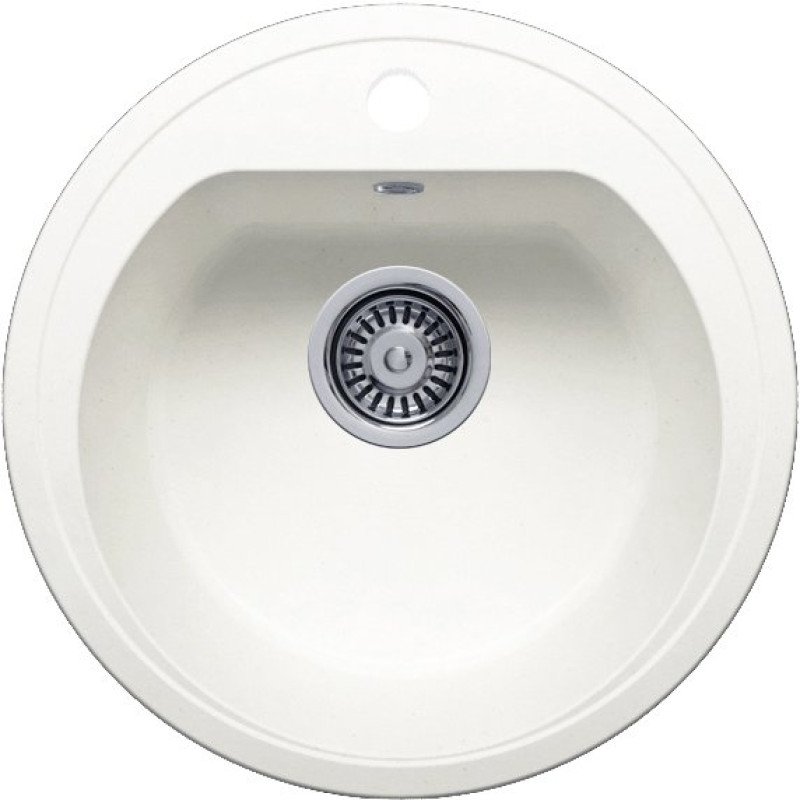 Мойка кухонная Polygran F-05 белый хлопок