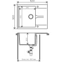 Мойка кухонная Polygran Gals 620 черная