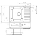 Мойка кухонная Reginox Admiral L 40 LUX OKG