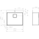 Мойка кухонная Reginox Texas 50x40 Tap-wing LUX 3,5" L