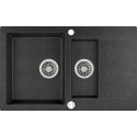 Мойка кухонная TEKA Clivo 60 B-TQ черный металлик