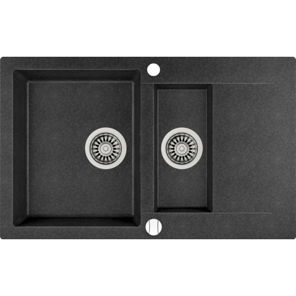 Мойка кухонная TEKA Clivo 60 B-TQ черный металлик