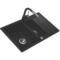 Мойка кухонная TEKA Clivo 60 B-TQ черный металлик