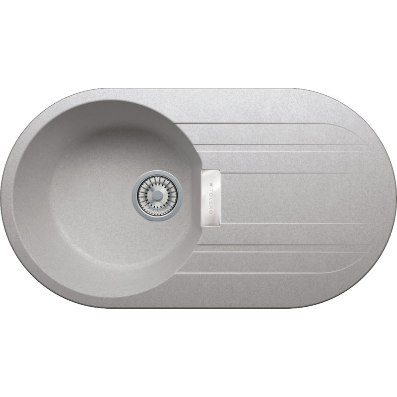 Мойка кухонная Tolero Loft TL-780/001 cерый металлик