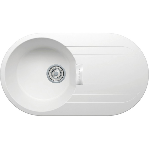 Мойка кухонная Tolero Loft TL-780/923 белая