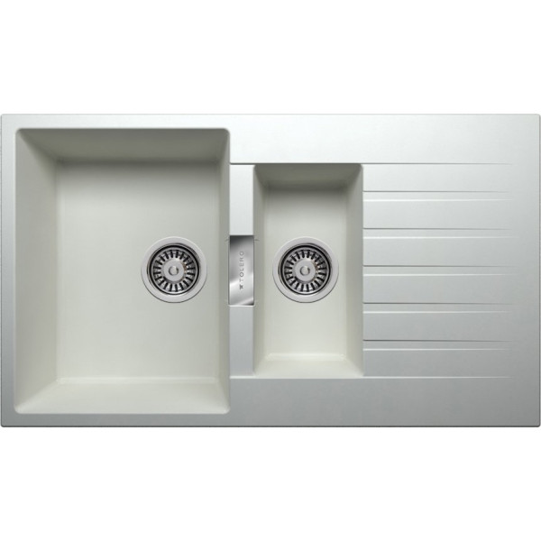 Мойка кухонная Tolero Loft TL-860/923 белая