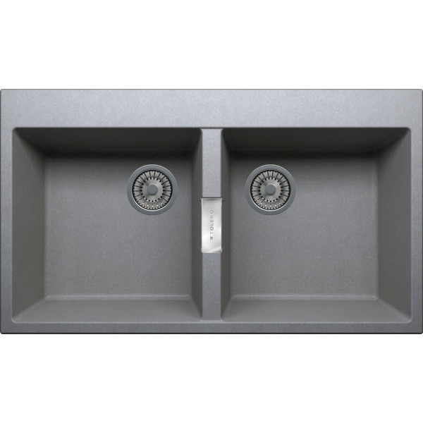 Мойка кухонная Tolero Loft TL-862/701 серая