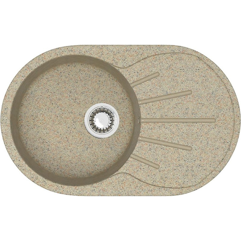 Мойка кухонная ZETT lab. T110Q005 песочная