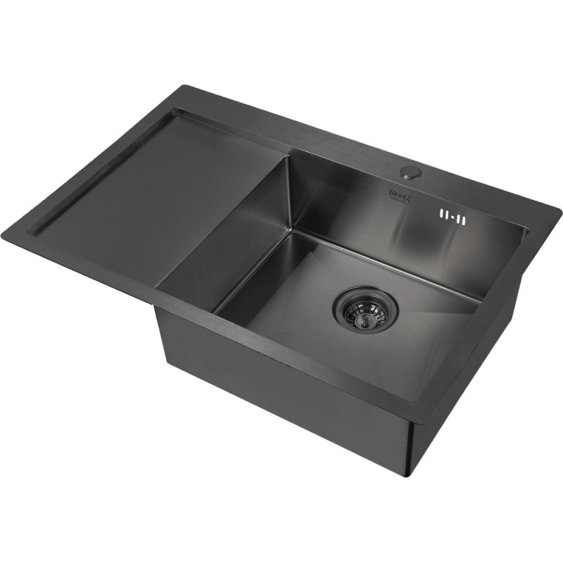 Мойка кухонная Zorg Inox PVD 7851 R grafit