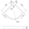 Поддон для душа Gemy ST08T 100х100 см