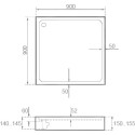 Поддон для душа Good Door Аполло 90x90
