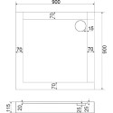 Поддон для душа Good Door Форум 90x90