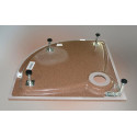 Поддон для душа GuteWetter Deluxe 80x80x16 R терракот