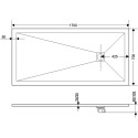 Поддон для душа RGW Stone Tray ST-0117G 70х170 с сифоном