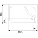 Поддон для душа Royal Bath RB 8120BP R