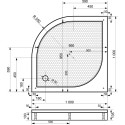 Поддон для душа Эстет Омега 100x100