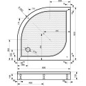 Поддон для душа Эстет Омега 90x90