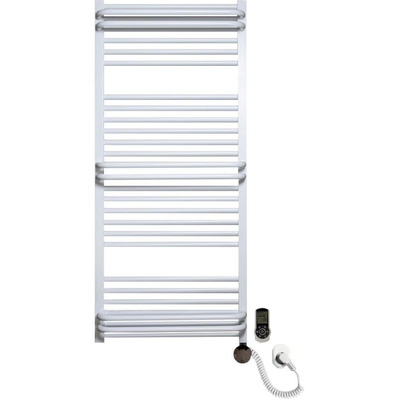 Полотенцесушитель электрический Luxrad Regular G Plus 064183 120х53 R, белый, терморегулятор selmo smart programm с пультом
