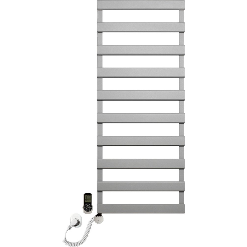 Полотенцесушитель электрический Luxrad Scala New 065488 123х50 L, серый, терморегулятор selmo smart programm с пультом