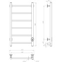 Полотенцесушитель электрический Тругор Аспект ПЭК СП1 80x40
