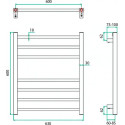 Полотенцесушитель водяной Grota Eco Classic 63х60