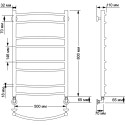 Полотенцесушитель водяной Secado Милан 2 50x80 (32/18)