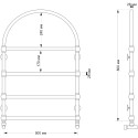 Полотенцесушитель водяной Secado Римини 50x80 (28/28)