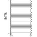 Полотенцесушитель водяной Terminus Стандарт П16 450*778