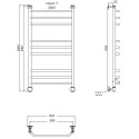 Полотенцесушитель водяной Тругор Браво НП 3 ЛЦ4 100x50
