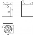 Раковина Bien Pent 72LG049B1