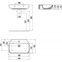 Раковина Creavit Free FE065