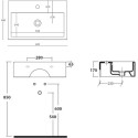 Раковина Galassia Plus Design 6032M 60x40