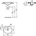 Раковина Ideal Standard Connect E503801 48 см