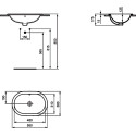 Раковина Ideal Standard Connect E504701 55 см