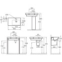 Раковина Jacob Delafon Odeon Up E4758G 65 см
