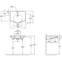 Раковина Jacob Delafon Spherik E4492 70 см