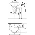 Раковина Jika Lyra 55 1427.1