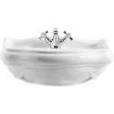 Раковина Kerasan Retro 104501 55 см, 1 отв.