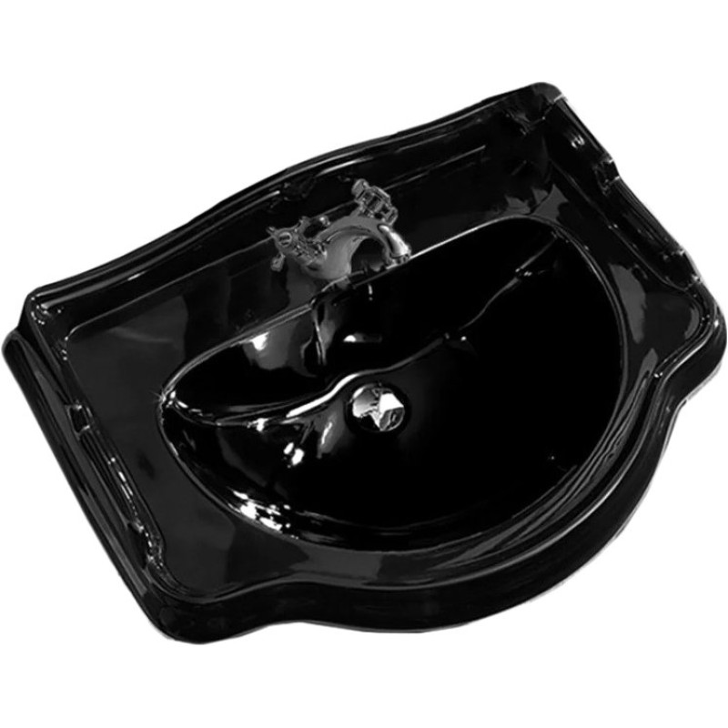 Раковина Kerasan Retro 104704 73 см, черная