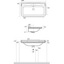 Раковина Kerasan Waldorf 4142