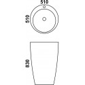 Раковина Melana MLN-B133