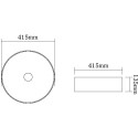 Раковина SantiLine SL-1054MB черный матовый