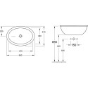 Раковина Villeroy & Boch Loop & Friends 6155 30 R1 alpin