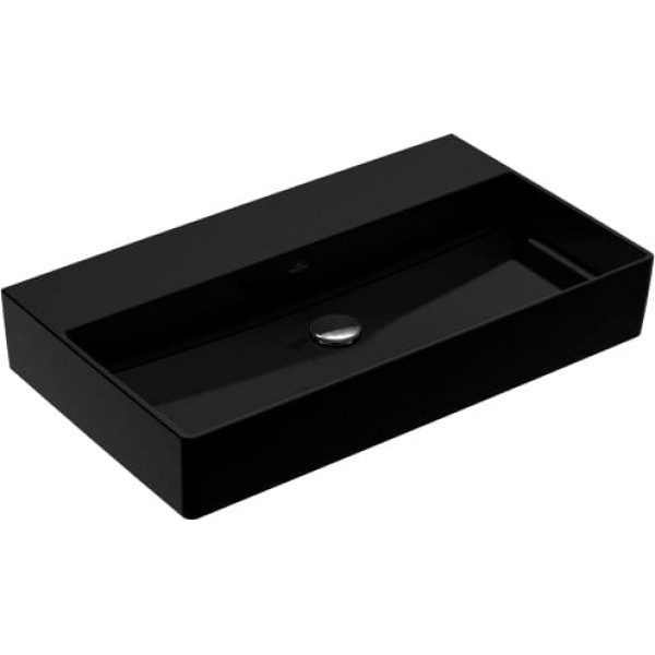 Раковина Villeroy & Boch Memento 4A228FS0 glossy black, ceramicplus, без перелива