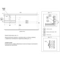 Раковина Цвет и Стиль Фишка 170 L