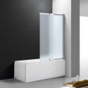 Шторка на ванну Cezares Slider VF-11-90/150-P-Cr стекло рифленое