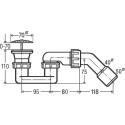 Сифон для поддона Viega 6821.45