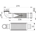 Сифон для раковины Wirquin Senzo 31160002