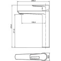 Смеситель Aquanet Cinetic AF320-11С для раковины
